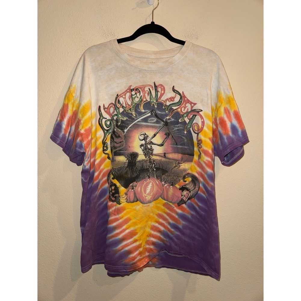 Vintage‎ Grateful Dead Fall Tour 1994 Tie Dye Shirt Size Extra Large